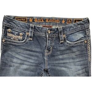 ROCK REVIVAL Womens BETTY EASY BOOT Size 28 (32x31) Rhinestone - C121